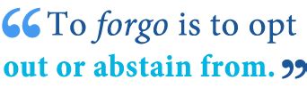 foregore|FOREGO .